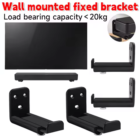 Soundbar Speaker Wall Holder Anti-Drop Sound Bar Under TV Mount Drywall Sound Bar Wall Bracket for S