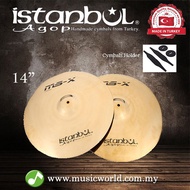 ISTANBUL AGOP Cymbals MSX 14" Marching Cymbal With Holder