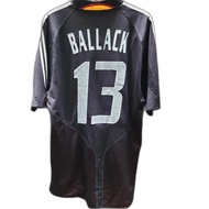 Michael Ballack #13 Germany Away Euro 2004 Timnas Jerman Piala Eropa 04 German Original Jersey Footb