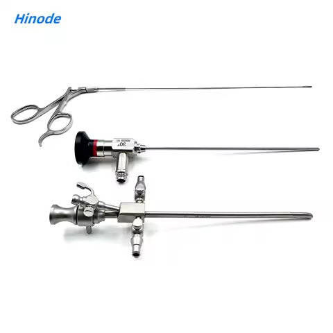 HD Veterinary Veterinarian Φ2.7X175mm 0 degree 30 degree Rigid Endoscopes and Sheath Forceps Pets An