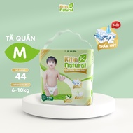 Tã Quần Kitin Natural size M44 (6-10kg) Tinh Chất Trà Xanh Kháng Khuẩn Mát Da An Toàn Cho Bé Thương