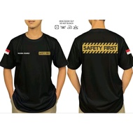 SAFETY FIRST T-SHIRT FREE NAME GOLD PATTERN