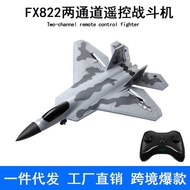 F22 Fighter FX-822 Remote Control Airplane Fixed Wing Glider Shock-Resistant Foam Electric Airplane 