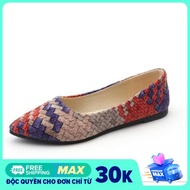 [Hoàn tiền 15%][OD16] Giày bệt búp bê nữ đế bằng da mềm phối màu cực xinh hàng QC cao cấp - Kèm hình