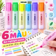15-color stationery pastel highlighter pen - highlighter pen, memory highlighter pen