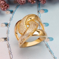 Meng A Liang Jewelry Classic Cross Line AAA+ Cubic Zirconia Woman Finger Ring High Quality Boutique 