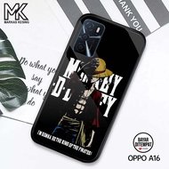 Case OPPO A16 Terbaru - Casing Hp OPPO A16 - ( Anime Series ) - Softcase Glass Kaca - Case Hp - Casi
