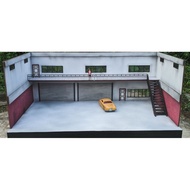 Diorama Parking Lot Scale 1:64