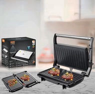 【Good】 Mesin stik 220v mesin panini mesin sarapan barbeku mesin sosej burger roti bakar sandwic