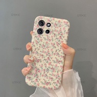 Doodle Case for Motorola Moto G75 Bouquets fill the screen Shockproof Shell Big Hole for Motorola Mo