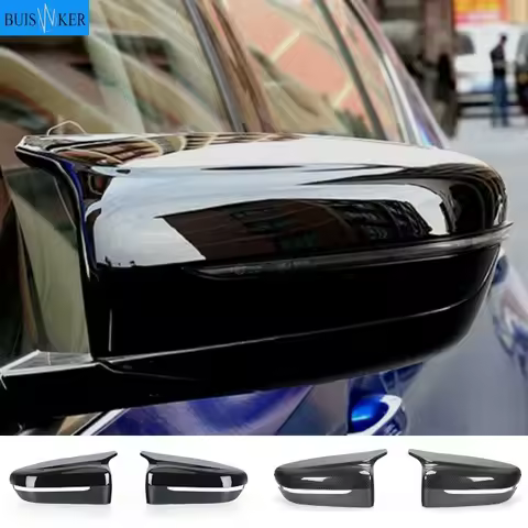 Carbon Fiber Exterior Side Rearview Mirror Cover Trim For BMW 3 4 5 7 8-Series G20 G21 G28 G11 G12 G