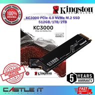 Kingston KC3000 NVMe PCIe Gen4 SSD 512GB 1TB 2TB (SKC3000S/512G / SKC3000S/1024G / SKC3000D/2048G)
