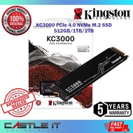 Kingston KC3000 NVMe PCIe Gen4 SSD 512GB 1TB 2TB 4TB Solid State Drive High Performance