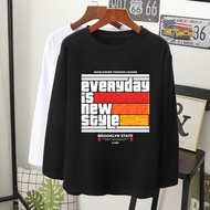  Everyday new style grafik baju t-shirt lengan panjang muslimah viral perempuan wanita long sleeve women kolej