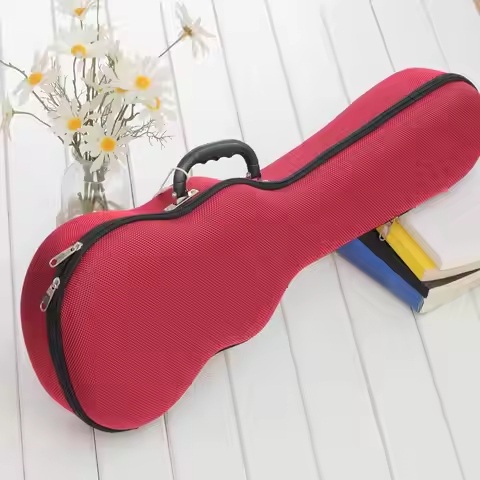 Uke Gig Bag 26in Ukulele Cases Adjustable Shoulder Straps Backpack Lightweight Ukulele Hard Case for