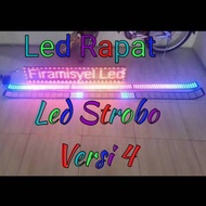 Car glass strobe LED lights 12-24 VOLT version 4 tight LEDs