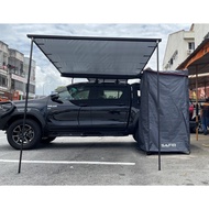2.0 x 2.5M Safir Car Rooftop Side Awning for Defender/SUV/Truck/Van/4x4/4wd