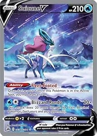 Pokemon - Suicune V GG38/GG70 - Crown Zenith - Galarian Gallery - Ultra Rare Alternate Art