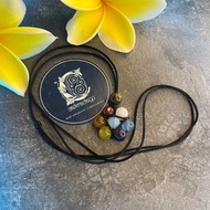 Cakradayu Cakra Necklace 7 Crystal Stones and Original Balinese Natural Stones