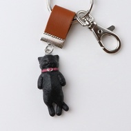 [Sleeping Cat] Key Ring Birthday Gift Exchange Gift Couple Pet Key Ring Key Ring Car Locomotive Key 