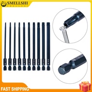 【SEMLL】1pc 100mm Blue Magnetic Torx Screwdriver Bits Set Electric Screwdriver T7-T40❀