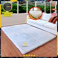 Soft Rasfur Fur Carpet 200x150x4.5cm Anti-slip. | Aesthetic carpet|Luxury carpet
