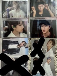 bts小卡 相片 v jimin jin suga jhope rm 2019藍光 會員禮續費 相片