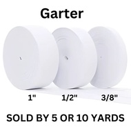 garter sold per 5/10 yards