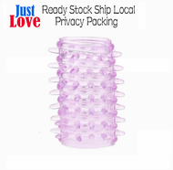 Delay Ring Penis Sleeve Reusable Condom Adult Sex Toy Kondom Tambah Siok random Colour Adult Toys Me