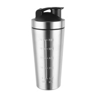 Stainless Steel Shaker Bottle Whey Protein Powder Mixing Bottles Sport Water Drinking Cup Vacuum Mix