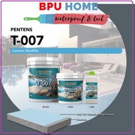 PENTENS Cement Modifier T-007 4KG Waterproofing Coating Primer l Cat Simen Kalis Air T007 l Waterpro