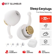 BET SLUMBUR True Noise Reducing Sleep Earplugs,Airy-Fit Comfortable | Hearing Protection | 32dB Nois