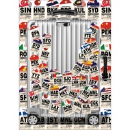 Boardingpass sticker / travel sticker / boardingpass suitcase sticker / suitcase sticker / luggage s