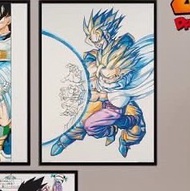 現貨 全新 龍珠 一番賞 H賞 父子龜波氣功 一番 Dragon Ball 40週年海報