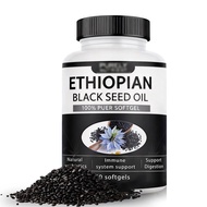Black Seed Oil Softgels – Pure Black Cumin Seed Oil Softgels – Herbal Dietary Supplement Softgels