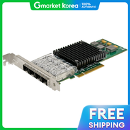 Next U | Eznet Ubiquitous Raaru Pcie X8 Quad Sfp+ Broadcom 10g Server Lan Card 584Sfp-10G-Bcm Nextu