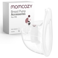 Momcozy Full Set Collector Cup Only Compatible with Momcozy M5 NOT for Others. Original M5 Breast Pu