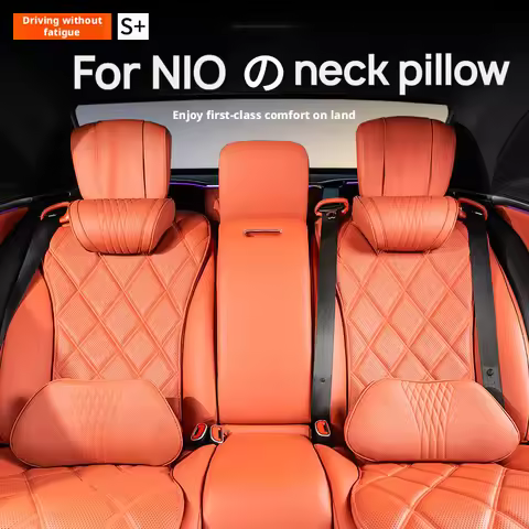 Luxury memory foam car headrest pillow; Car headrest neck support seat For NIO ET5, ET5 Touring, EL6