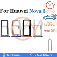 For Huawei Nova 3 Sim Card Tray Sim Card Slot Holder Card Holder Reader SD Slot Adapter Replacement 