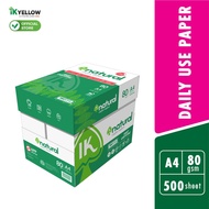 IK Natural 500s 80gsm A4 Paper 1 Carton Box (5 Reams) (500 sheets/ream)