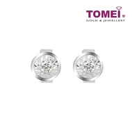 TOMEI Insignia Series, Diamond Earrings, White Gold 585