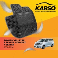 Karso Karpet Kereta Car Mat Toyota Vellfire (8 Seater Convert 7 Seater) (2008-2014)