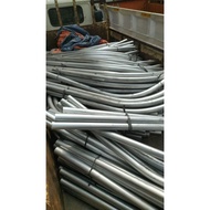 Street light pole 1,5 inch 1.5 inch x 2m 2 meters ornament pole PJU pole 2 meters bent 1.5 in