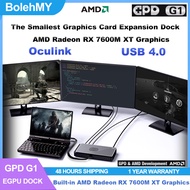 GPD G1 Graphics Card Expansion Dock Build In AMD Radeon RX 7600M XT Graphics With Oculink And USB4.0