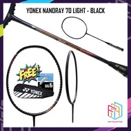 RAKET BADMINTON NANORAY 70 LIGHT BLACK