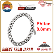 KJ phiten Titanium Chain Bracelet Cut Kihei Length 7.5 to 8.3 inches (19 to 21 cm) Width 0.3 inches