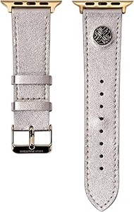 Lilly Pulitzer Genuine Leather Watch Band Sized to Fit 40mm, 44mm, 45mm & 46mm Smartwatches, Compati