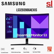 Samsung 31.5" S3 Curved FHD,100Hz,1500R Curved Screen Essential Monitor -LS32D390GAEXXS