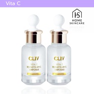 บำรุงกระใส ฝ้ากระ Vita C Brightening Ampoule CLIV ของแท้ถูกชัวร์ Niacinamide watsons แอมพลูฝ้ากระ ว