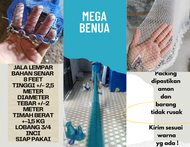 jala ikan lempar bahan nilon 8feet panjang 2,5meter